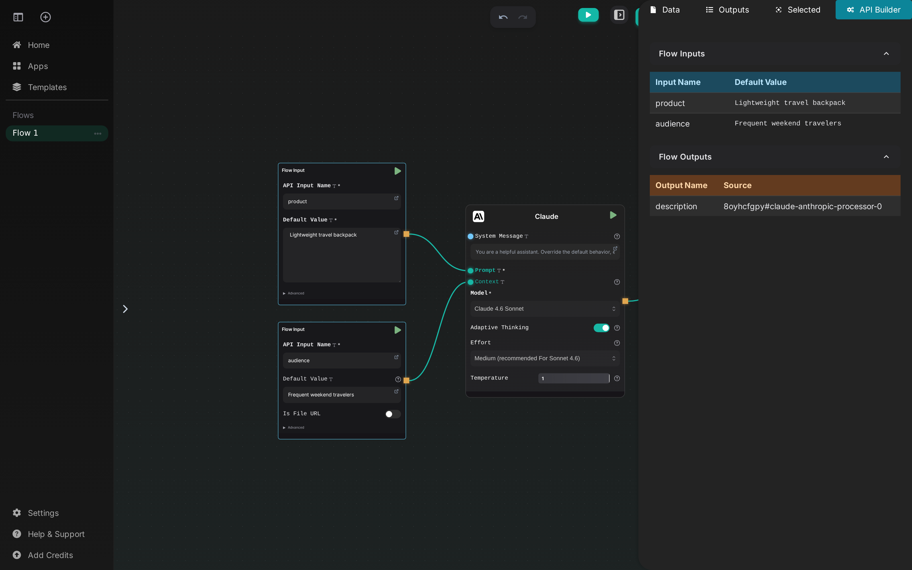API Builder View