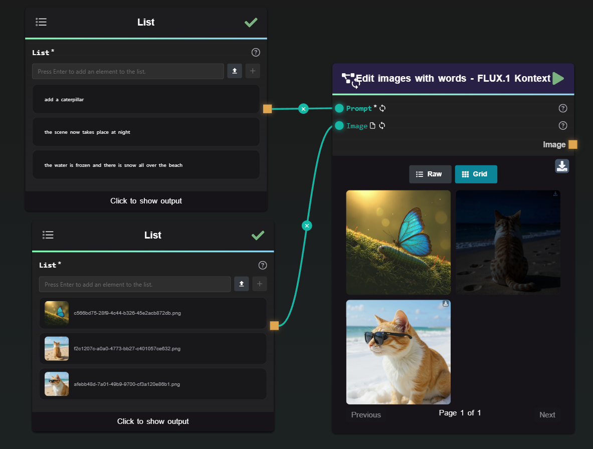 Loop result