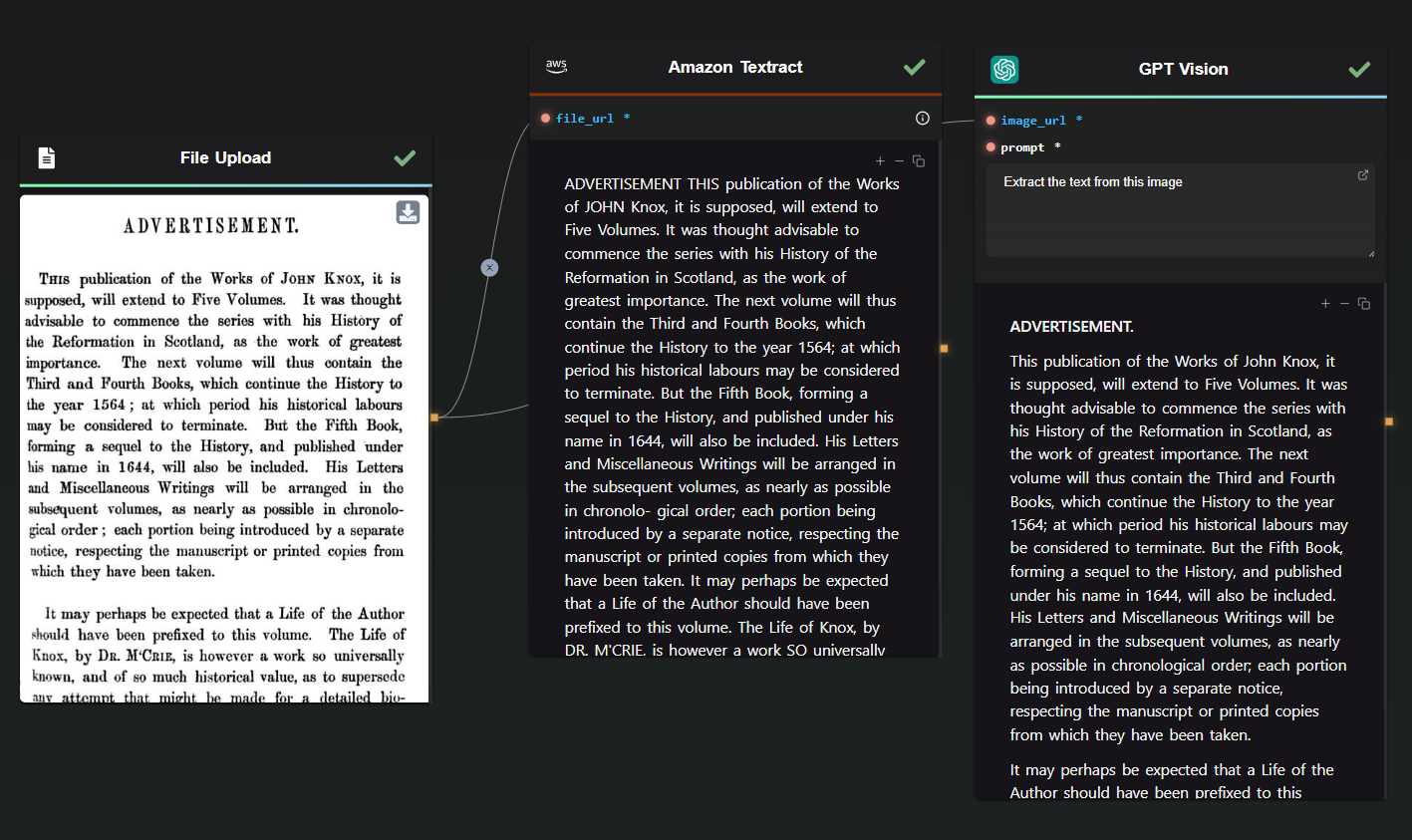 OCR Workflow with GPT